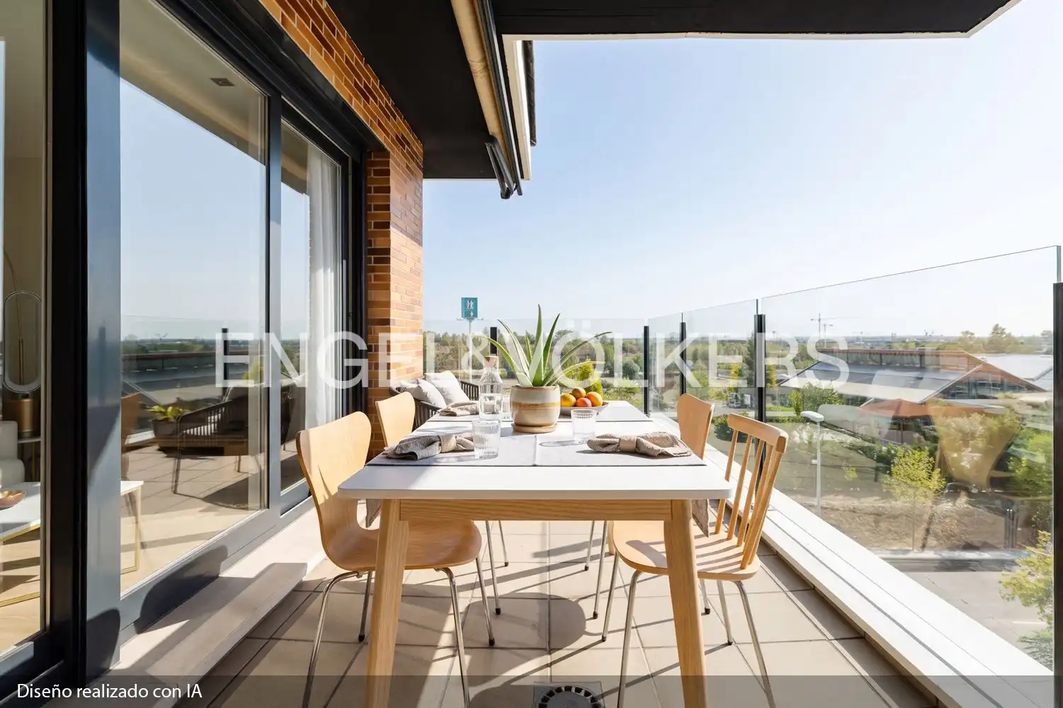 Terrasse von Dachboden zum Verkauf in Majadahonda mit Klimaanlage, Heizung und Terrasse