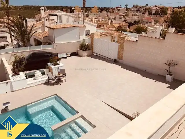 Terrassa de Casa o xalet en venda en Rojales amb Jardí privat, Terrassa i Piscina