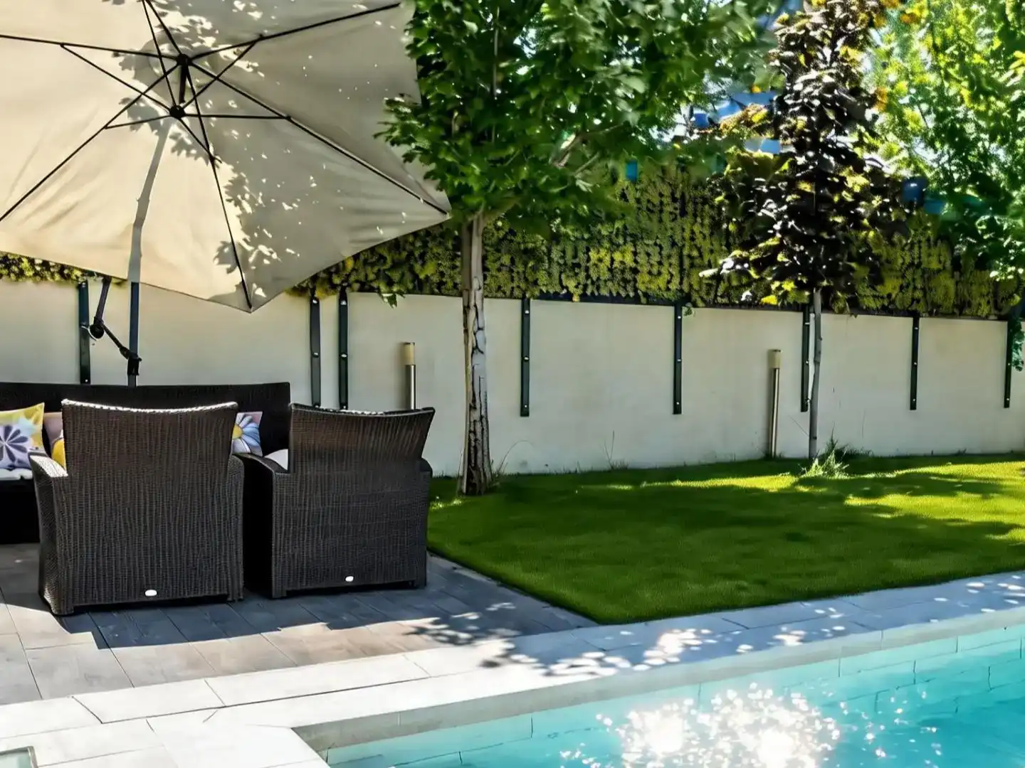 Terrace of Flat for sale in Boadilla del Monte  with Air Conditioner, Private garden and Parquet flooring