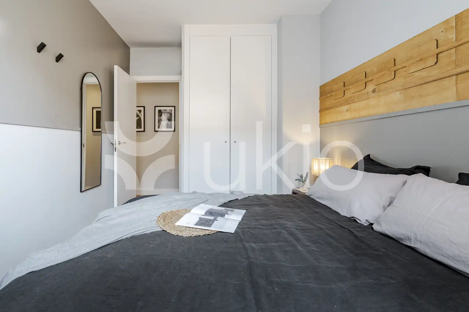 Habitación de Apartamento de alquiler en Madrid con Aire acondicionado, Calefacción y Amueblado