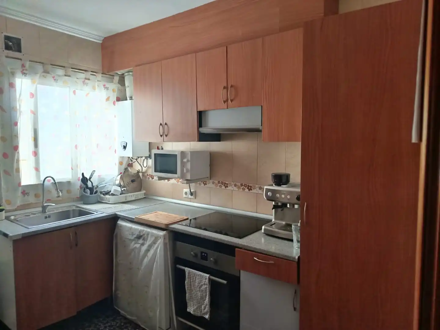 Küche von Wohnung zum Verkauf in Valencia mit Klimaanlage, Heizung und Balkon