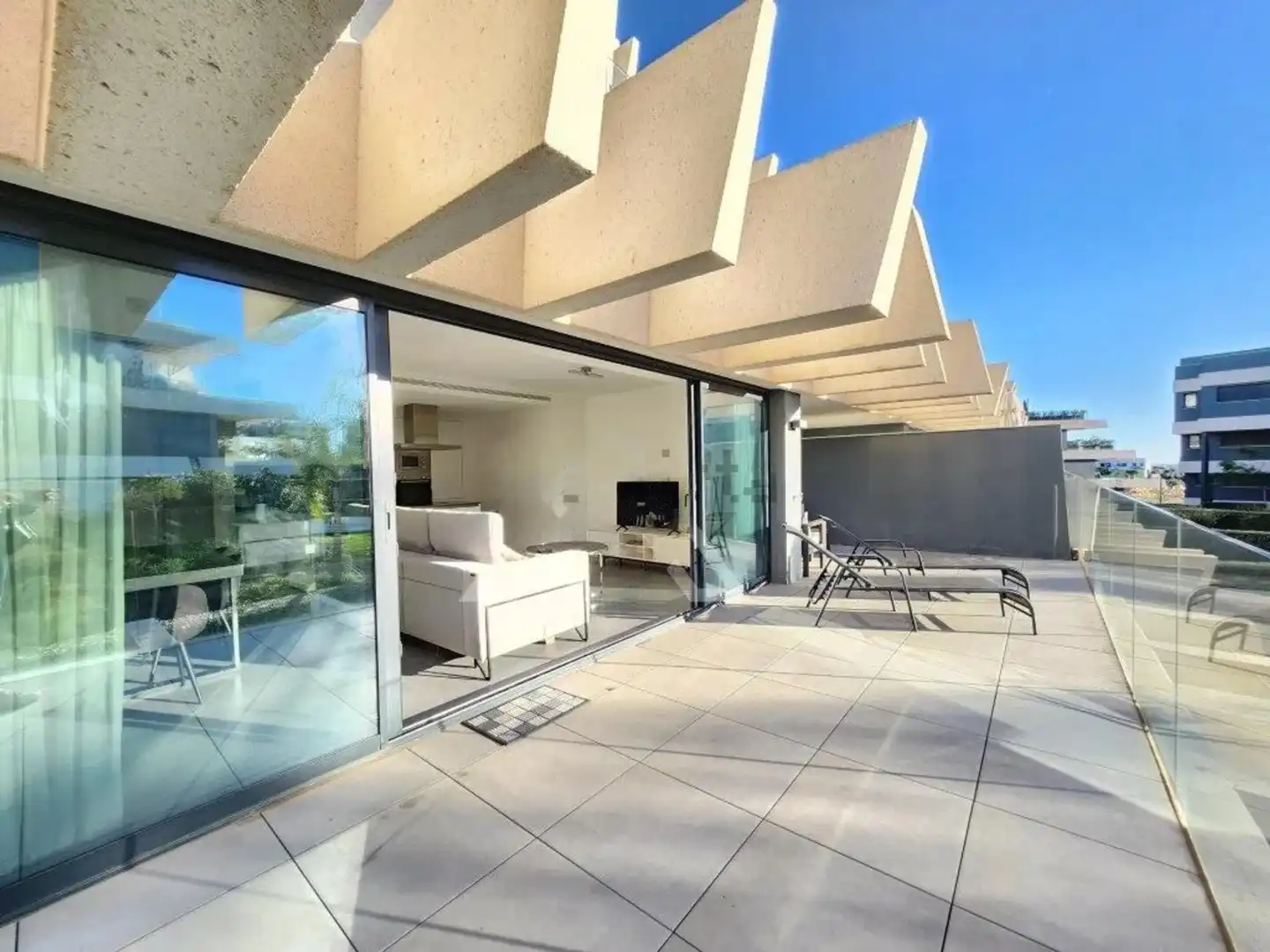Terrace of Apartments for rent in Estepona  with Air Conditioner, Heating and Sauna