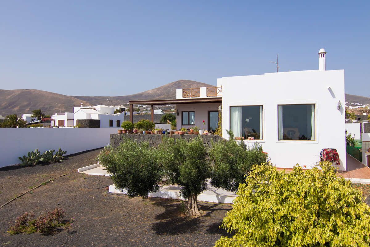 Vista exterior de Casa o chalet en venta en Tías con Jardín privado, Trastero y Piscina