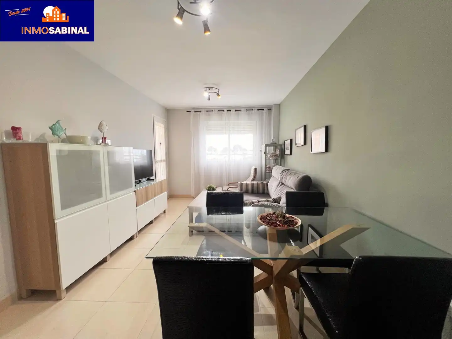 Living room of Flat for sale in Roquetas de Mar