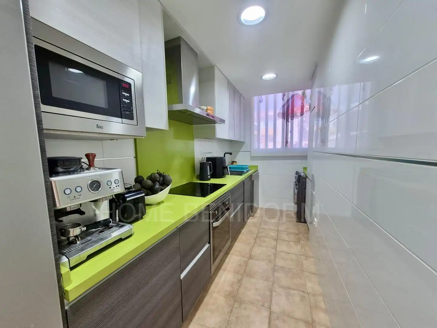 Cocina de Casa adosada en venta en Finestrat con Jardín privado y Piscina comunitaria