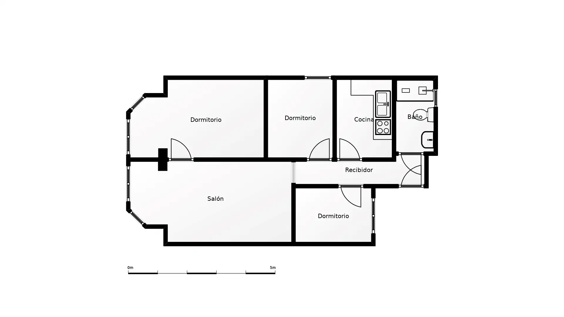 Piso en venta en L'Hospitalet de Llobregat