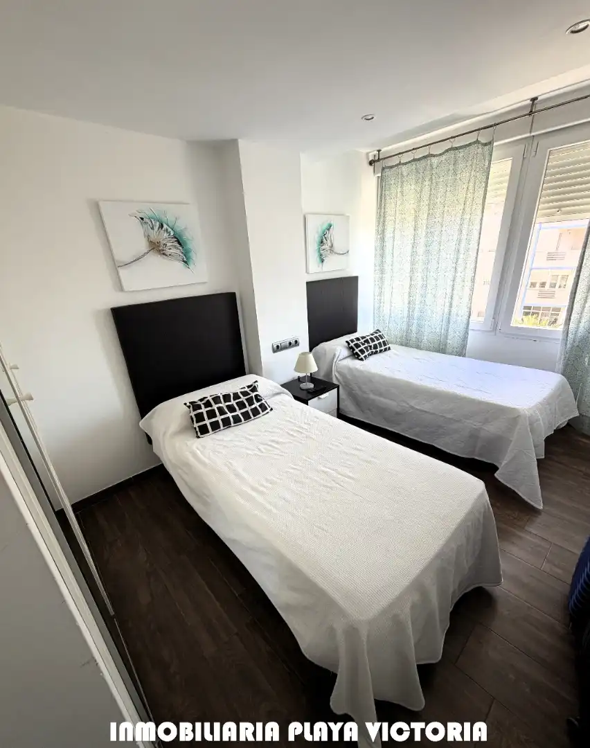 Bedroom of Flat for sale in Cádiz  with Air Conditioner, Oven and Washing machine