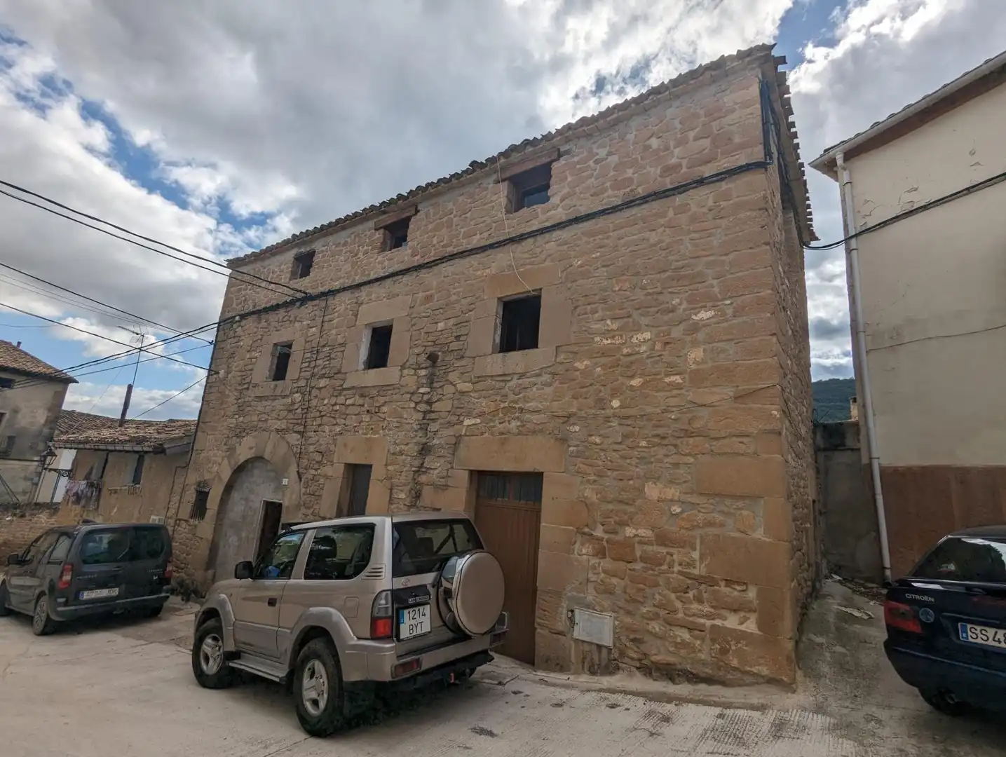 Vista exterior de Casa o chalet en venta en Morentin con Calefacción