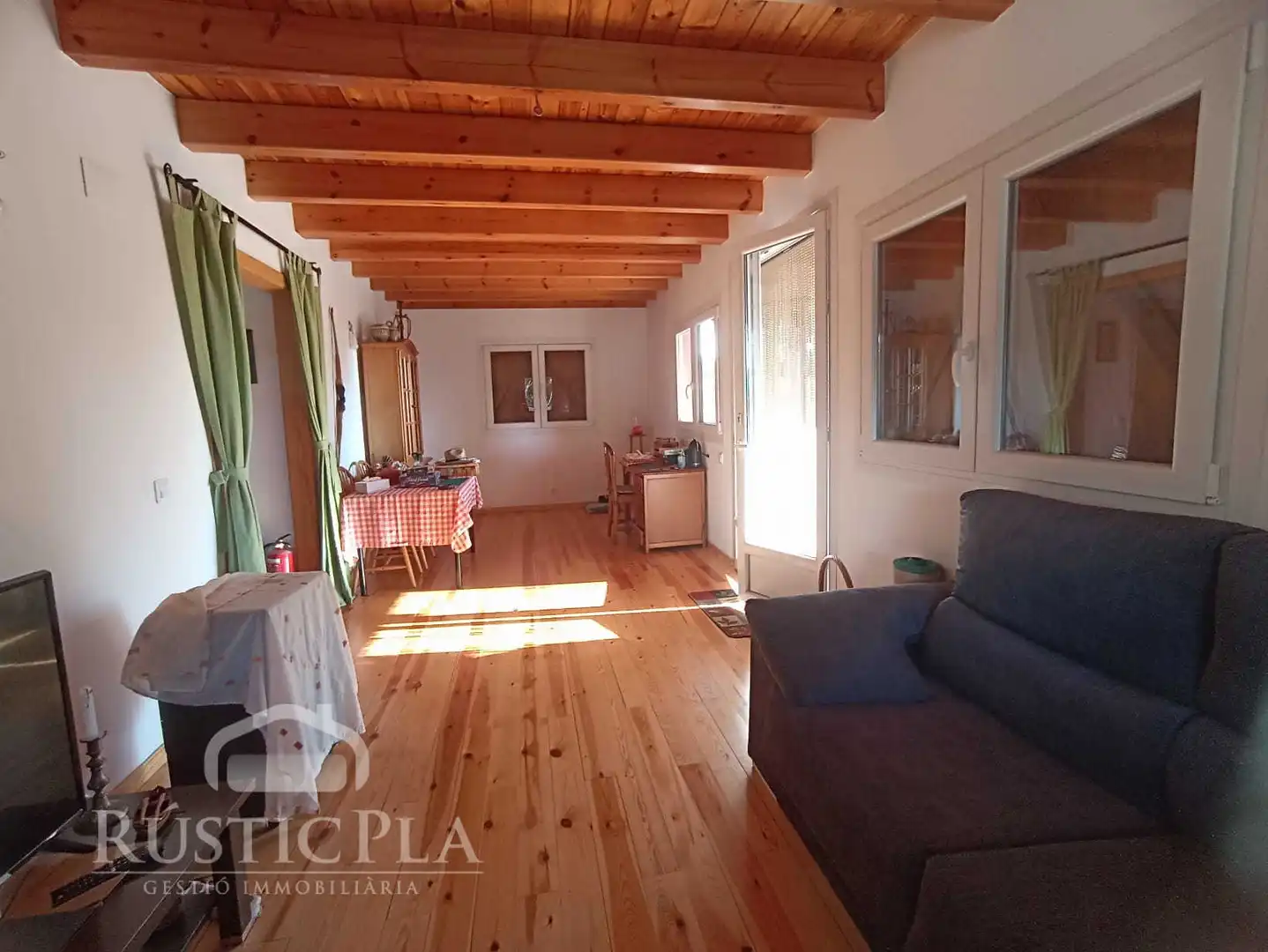 Sala de estar de Casa o chalet en venta en Cabra del Camp con Jardín privado, Amueblado y Alarma