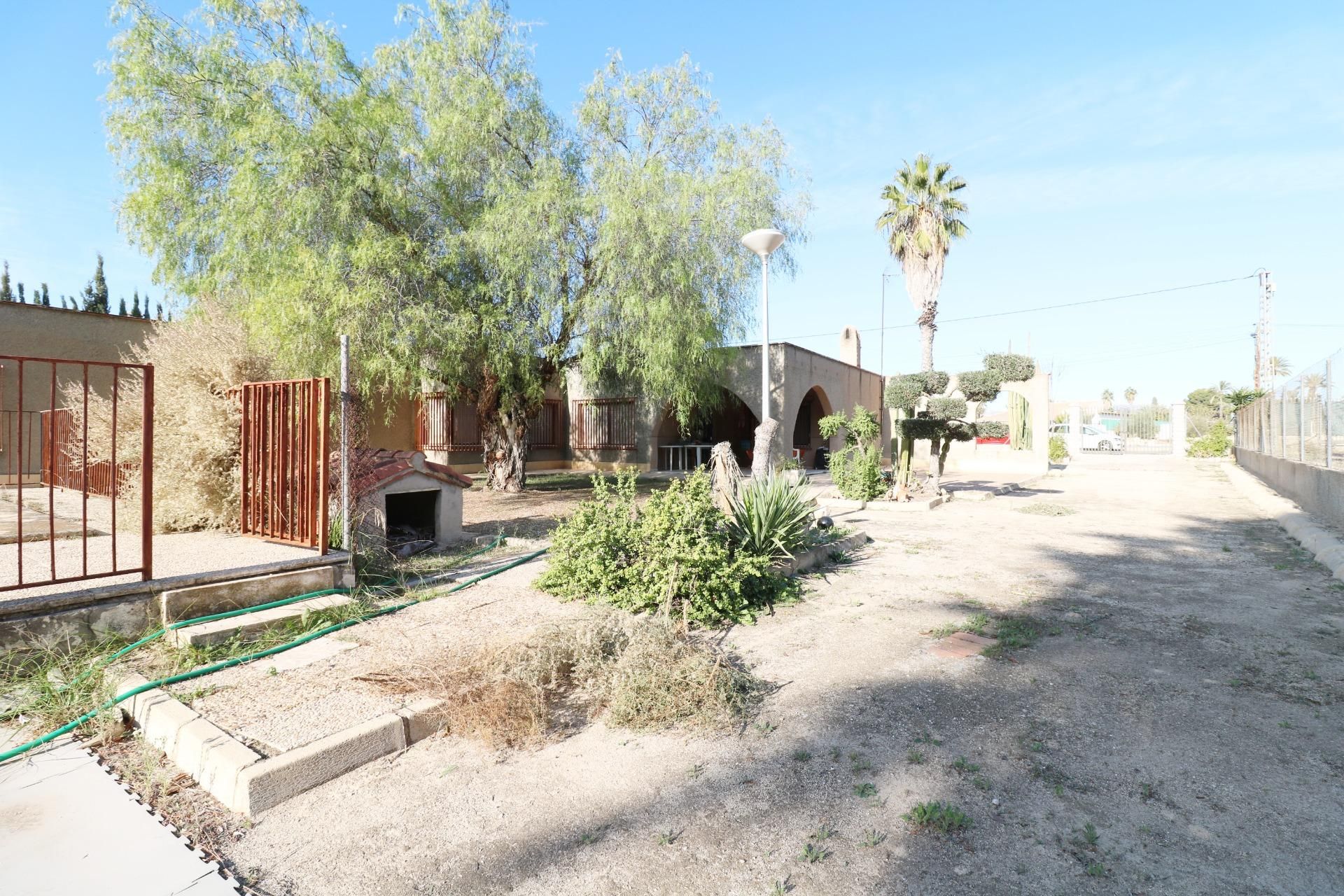 Vista exterior de Casa o xalet en venda en Elche / Elx amb Jardí privat, Terrassa i Piscina