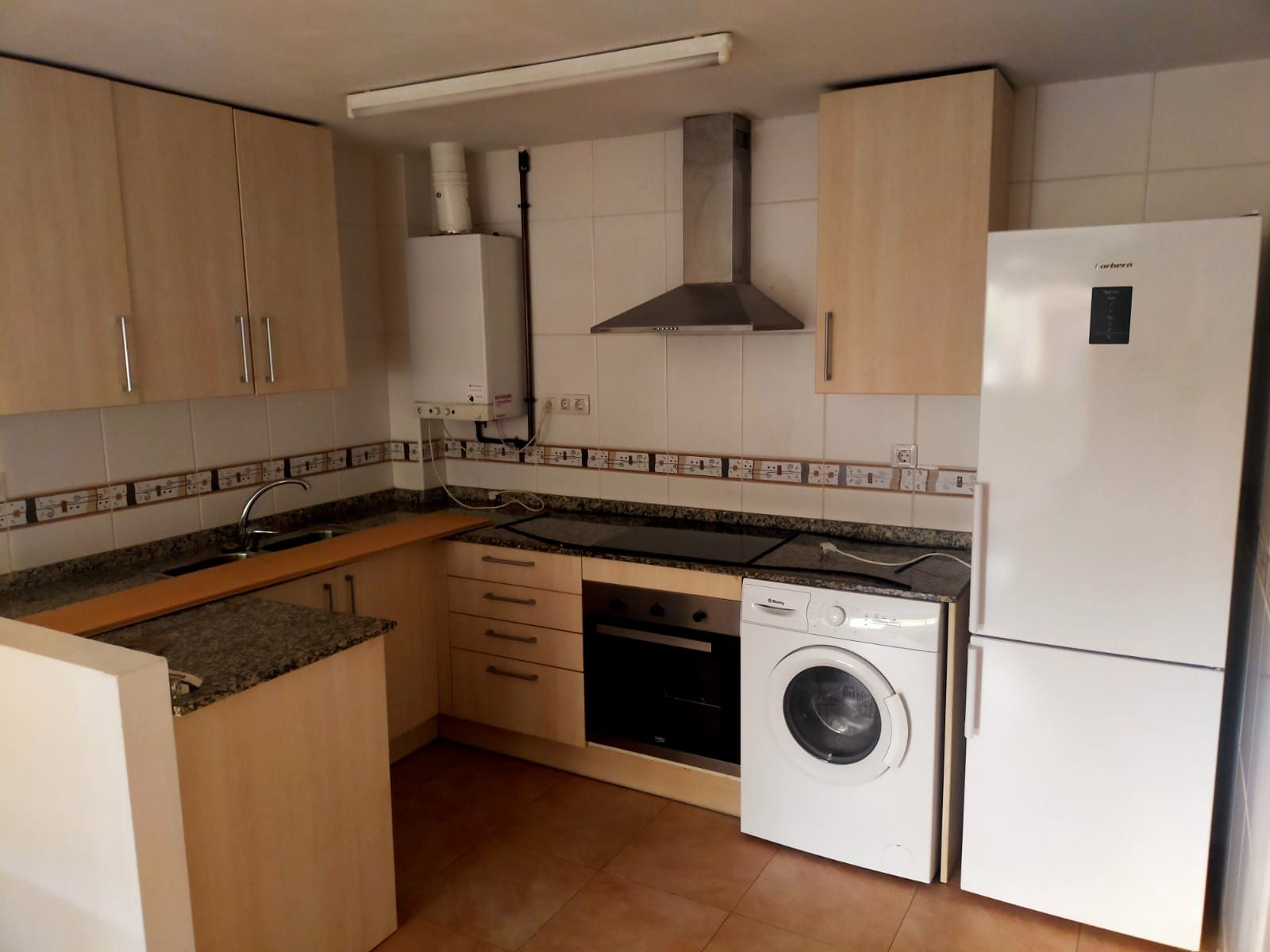 Kitchen of Flat for sale in Rubí  with Heating and Furnished