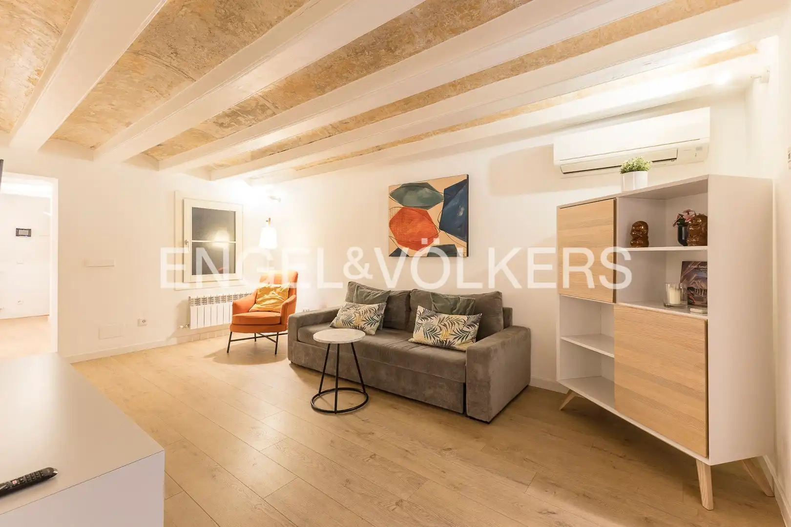 Sala de estar de Piso en venta en Barcelona con Aire acondicionado, Calefacción y Terraza