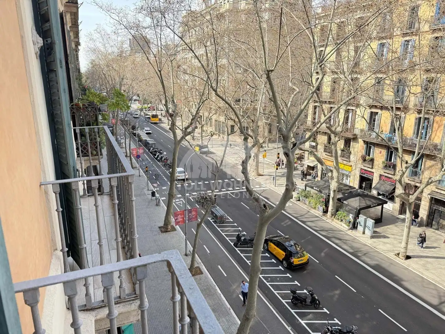 Außenansicht von Wohnung zur Miete in Barcelona mit Klimaanlage, Heizung und Terrasse
