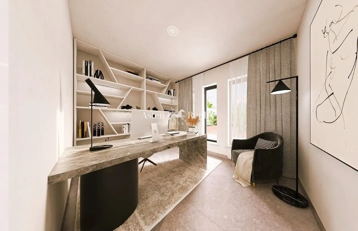 Sala d'estar de Casa o xalet en venda en Adeje amb Aire condicionat, Calefacció i Jardí privat
