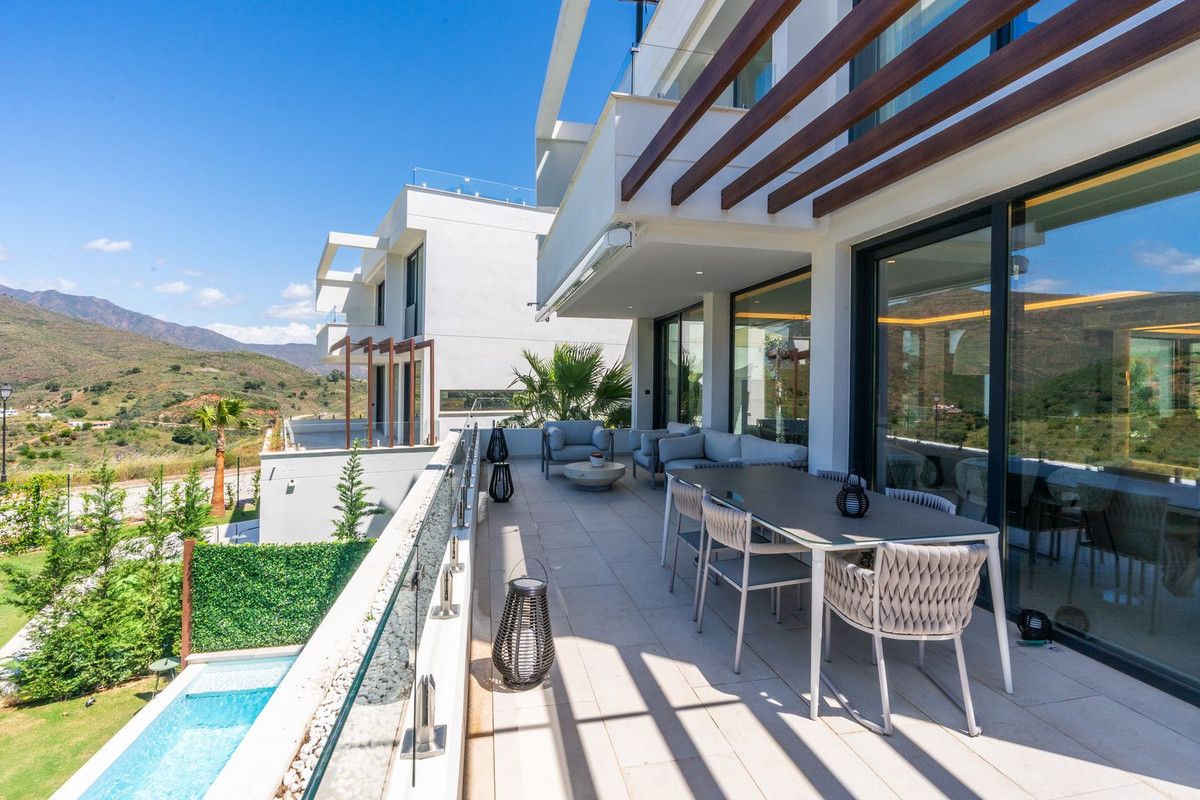Terraza de Casa o chalet en venta en Mijas con Aire acondicionado, Calefacción y Jardín privado