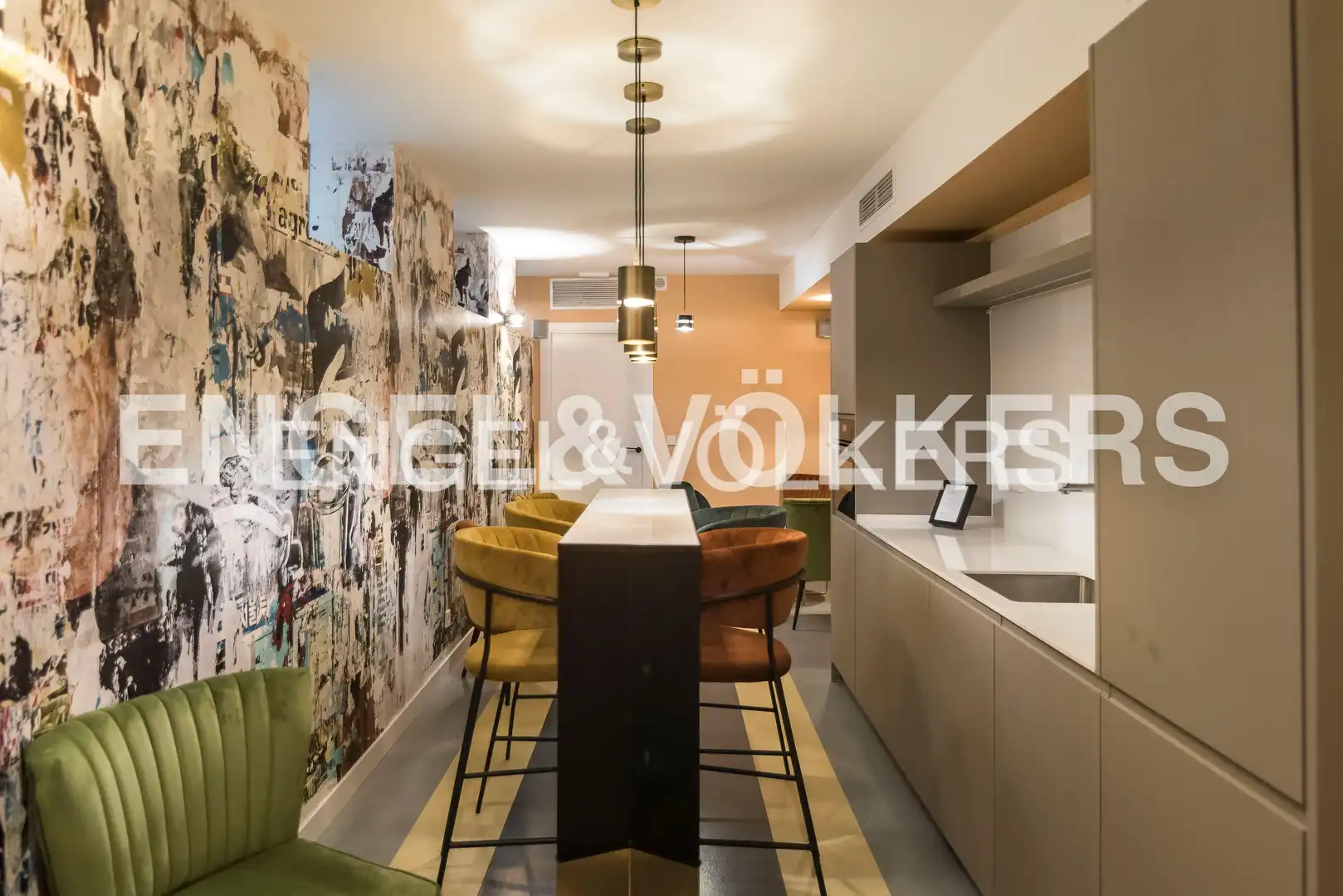 Küche von Wohnung zur Miete in Madrid mit Klimaanlage, Heizung und Abstellraum