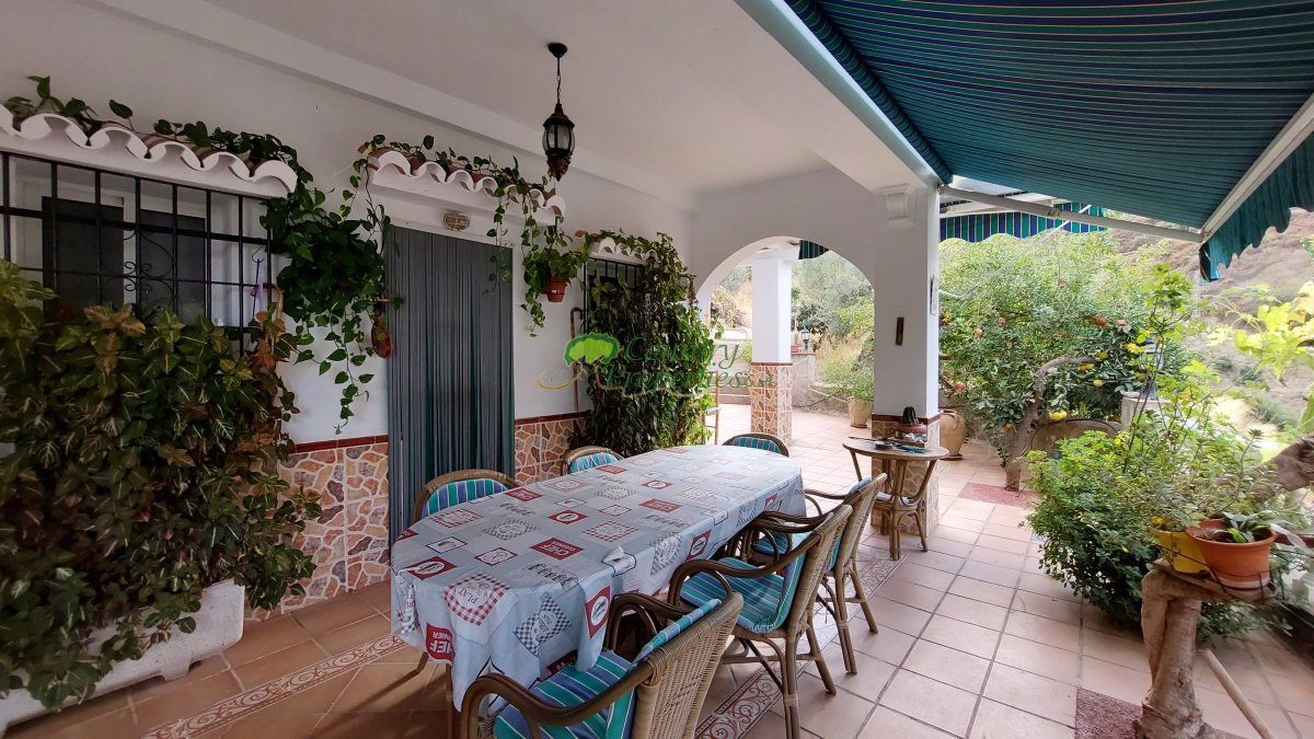 Terraza de Finca rústica en venta en Cómpeta con Aire acondicionado y Terraza