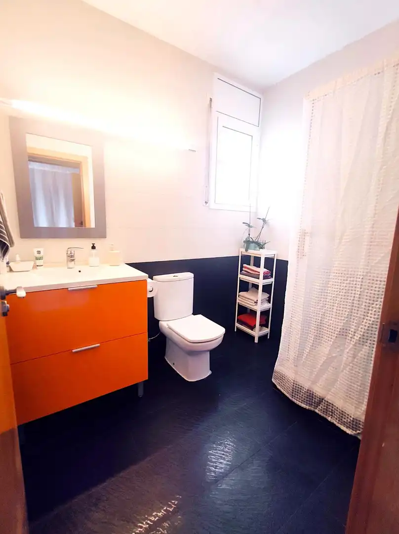Baño de Casa o chalet en venta en Barcelona con Aire acondicionado, Parquet y Terraza