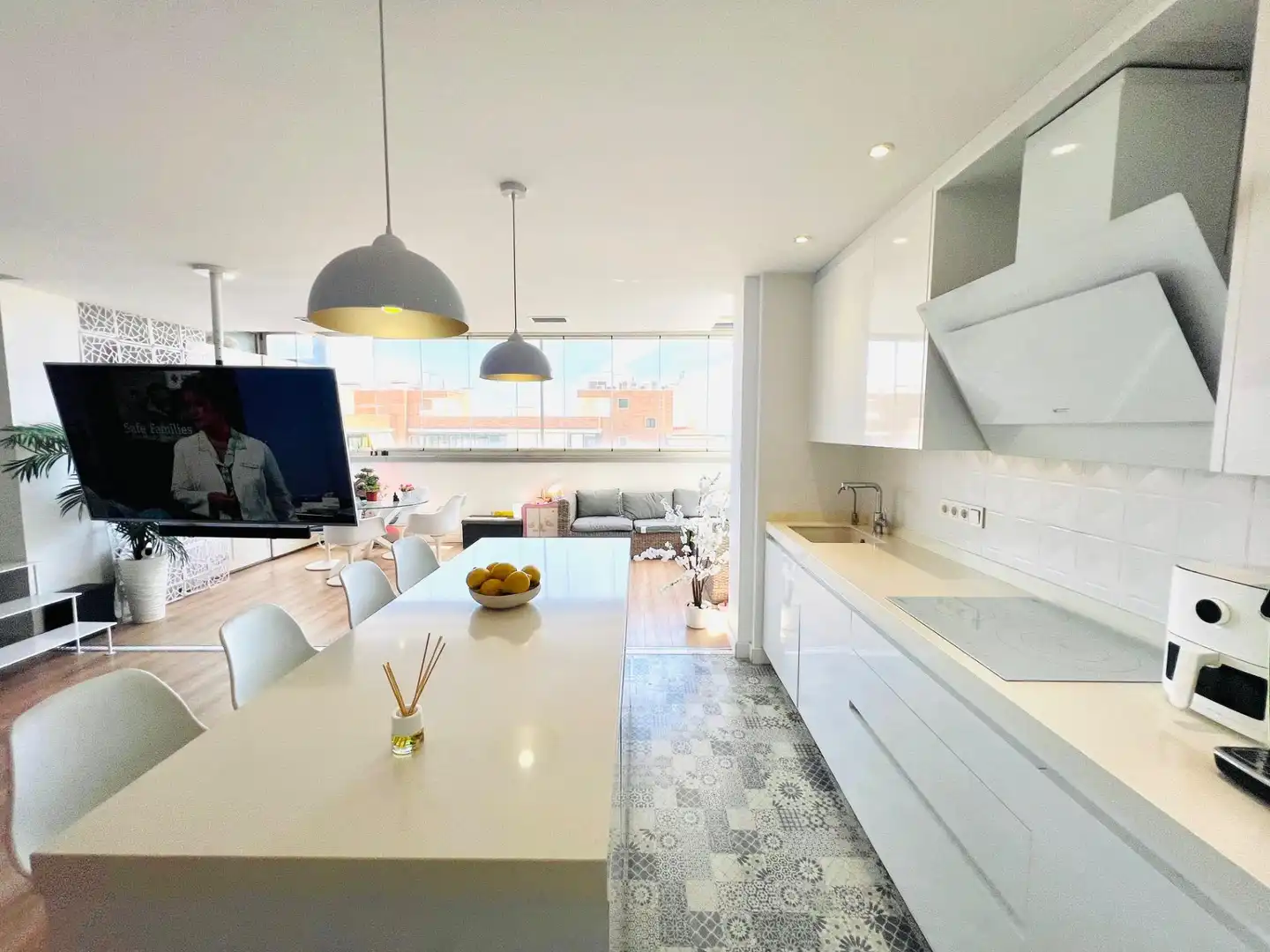 Kitchen of Attic for sale in Elche / Elx  with Air Conditioner, Heating and Private garden