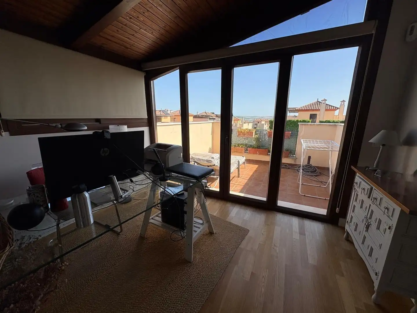 Balcony of Detached homes for sale in Córdoba  with Air Conditioner, Heating and Private garden