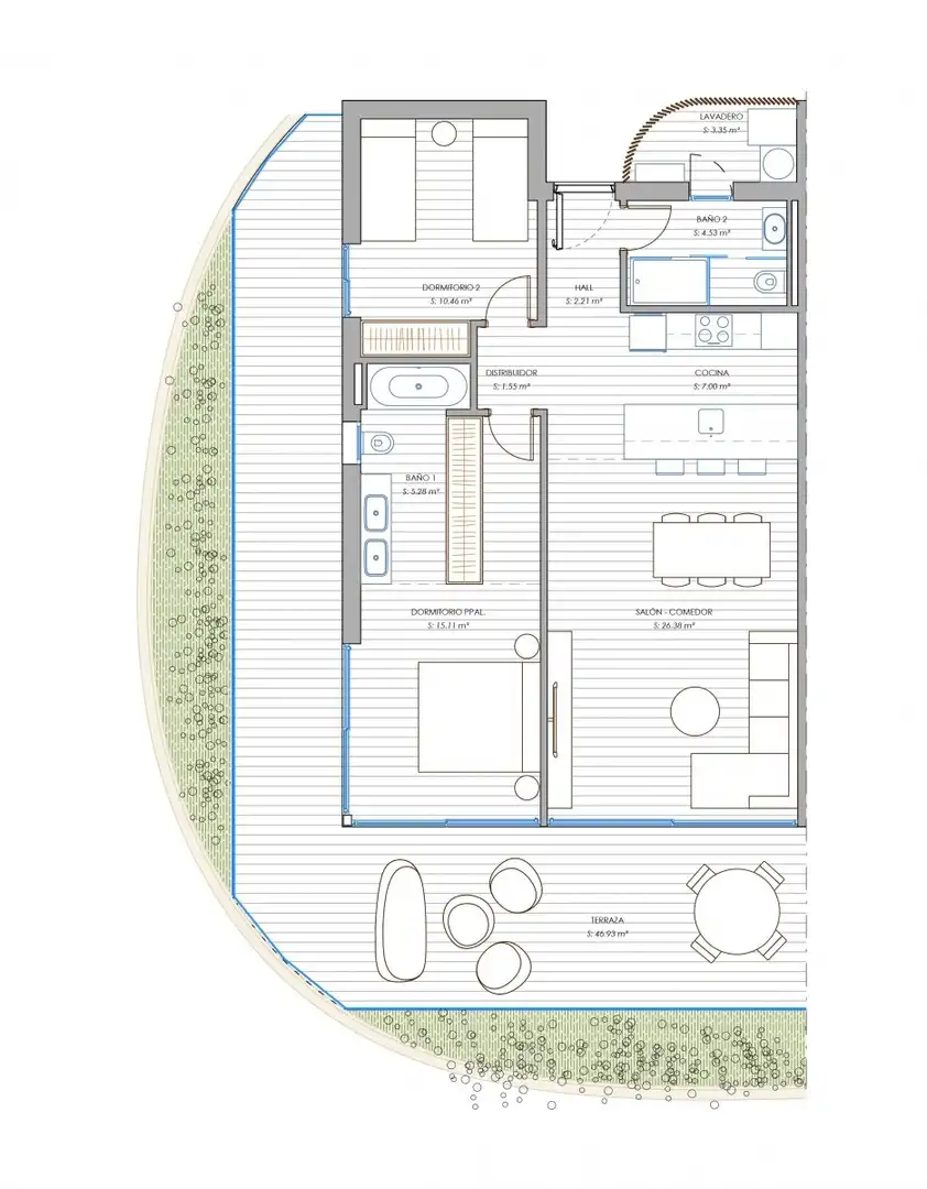 Apartament amb ascensor en venda a Torreblanca del Sol, imagen 35