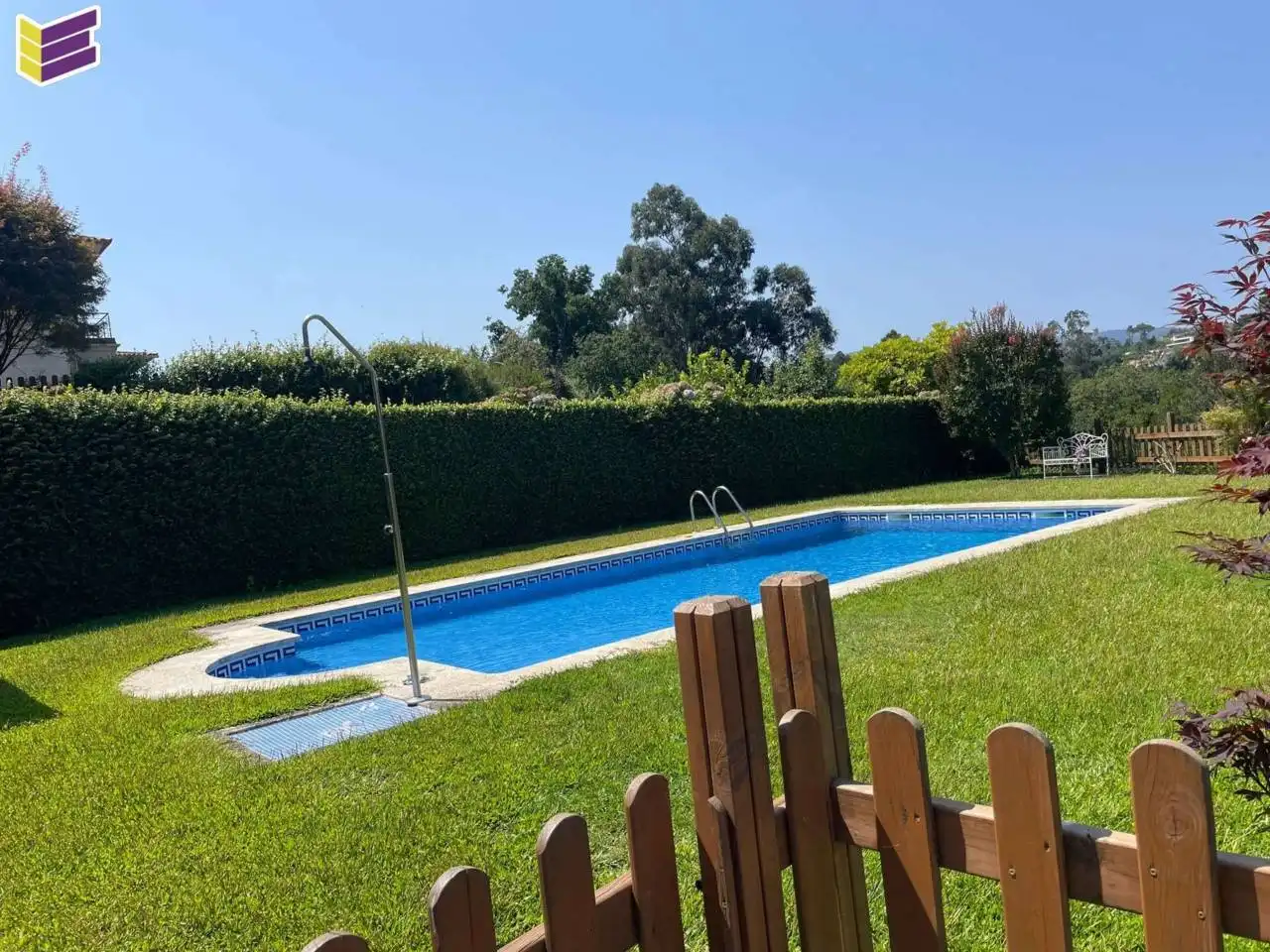 Piscina de Casa o xalet de lloguer en Gondomar amb Calefacció, Jardí privat i Terrassa