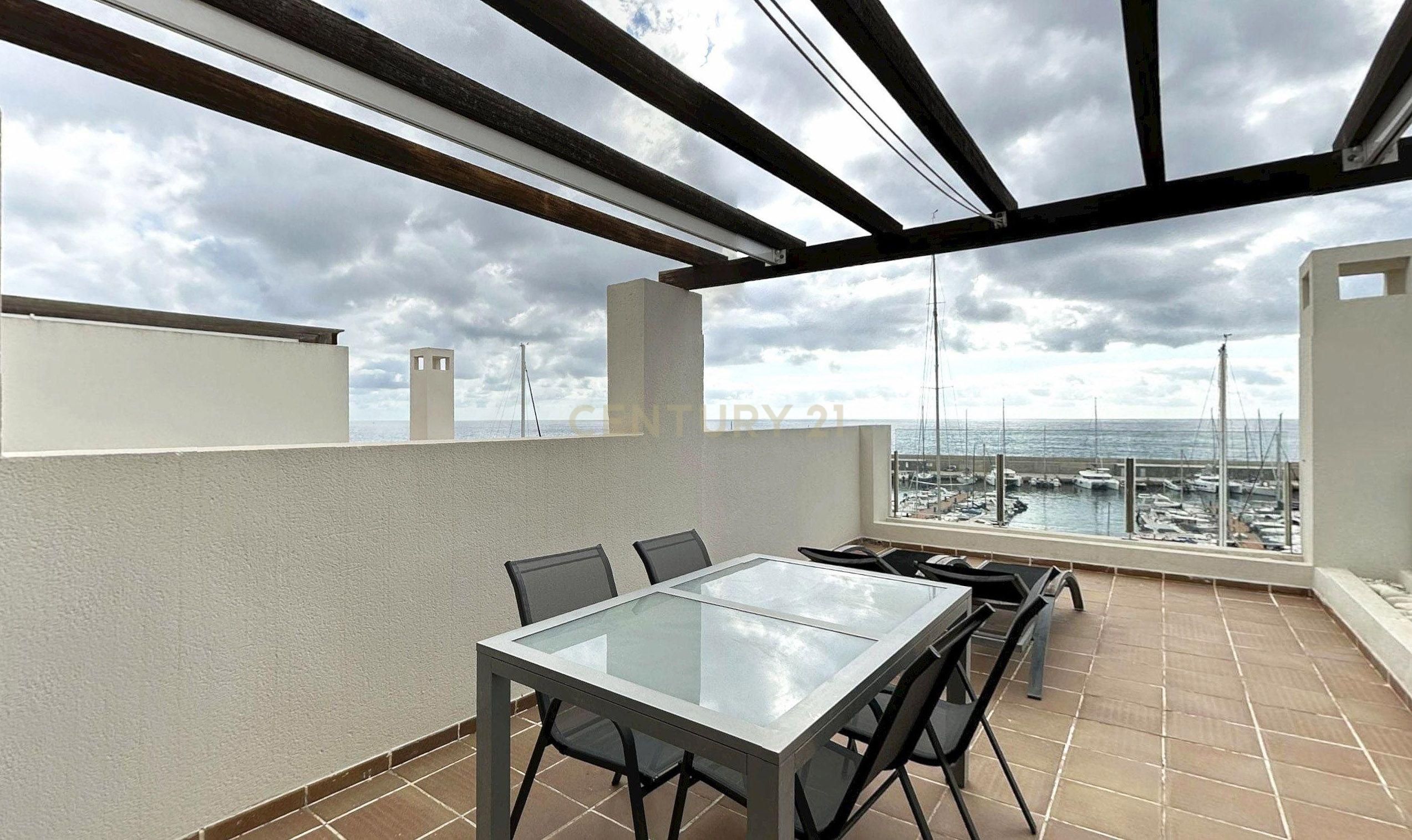 Terraza de Dúplex en venta en L'Ametlla de Mar  con Aire acondicionado, Trastero y Horno