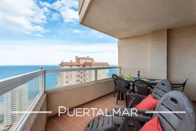 Terrace of Flat for rent in El Campello  with Air Conditioner, Heating and Terrace