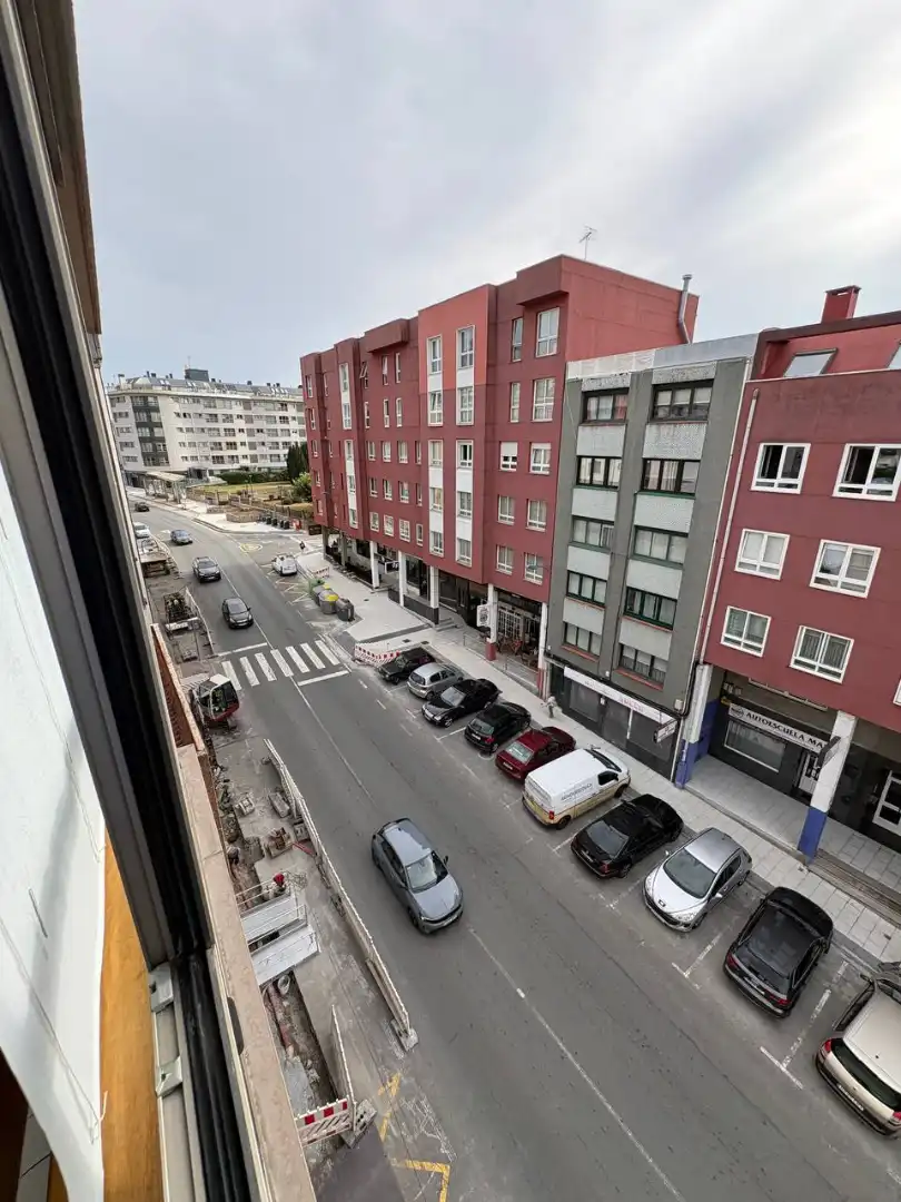 Exterior view of Flat for rent in Culleredo  with Heating, Parquet flooring and Furnished