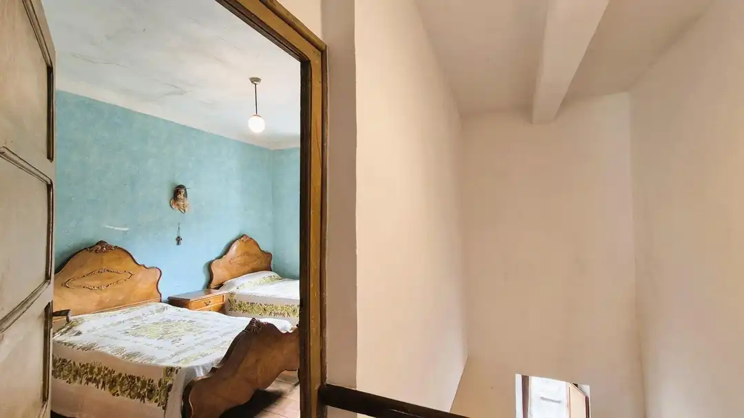 Schlafzimmer von Haus oder Chalet zum Verkauf in Puente la Reina / Gares mit Privatgarten, Terrasse und Möbliert