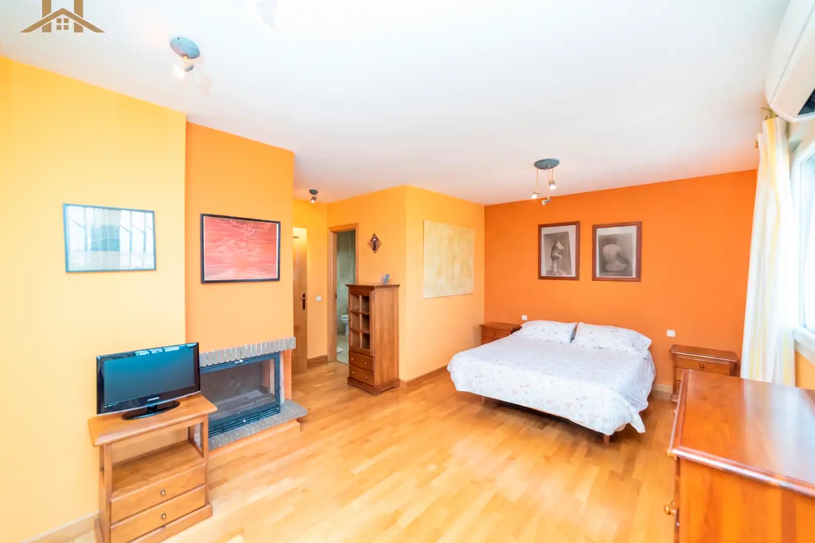 Dormitori de Casa o xalet en venda en Arroyomolinos (Madrid) amb Aire condicionat, Jardí privat i Terrassa