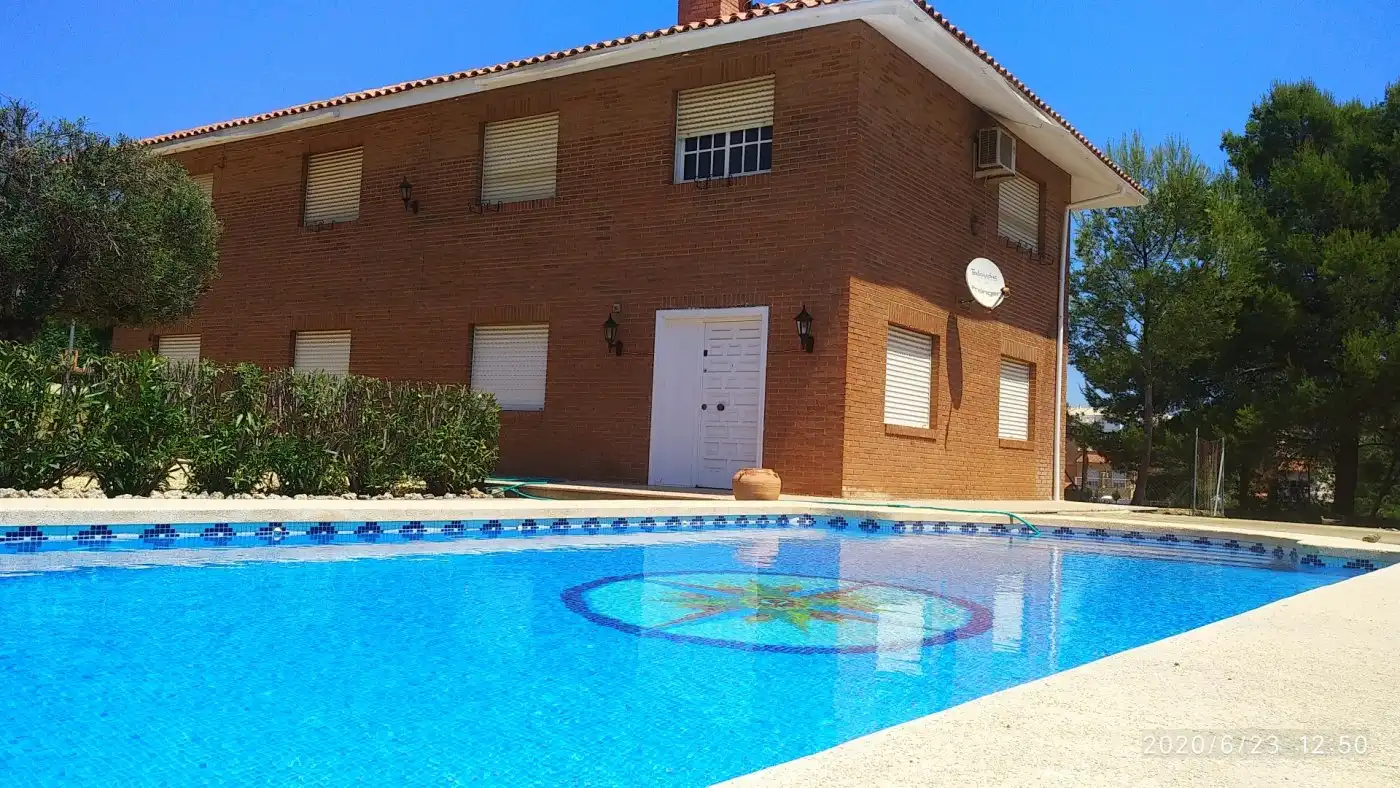 Swimming pool of Houses for sale in La Nucia  with Private garden, Terrace and Storage room