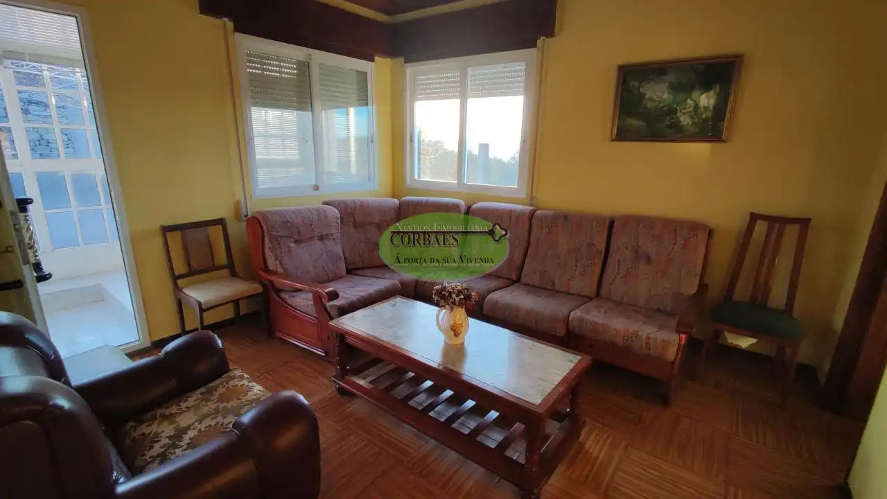 Sala de estar de Casa o chalet en venta en A Bola  con Calefacción, Jardín privado y Terraza