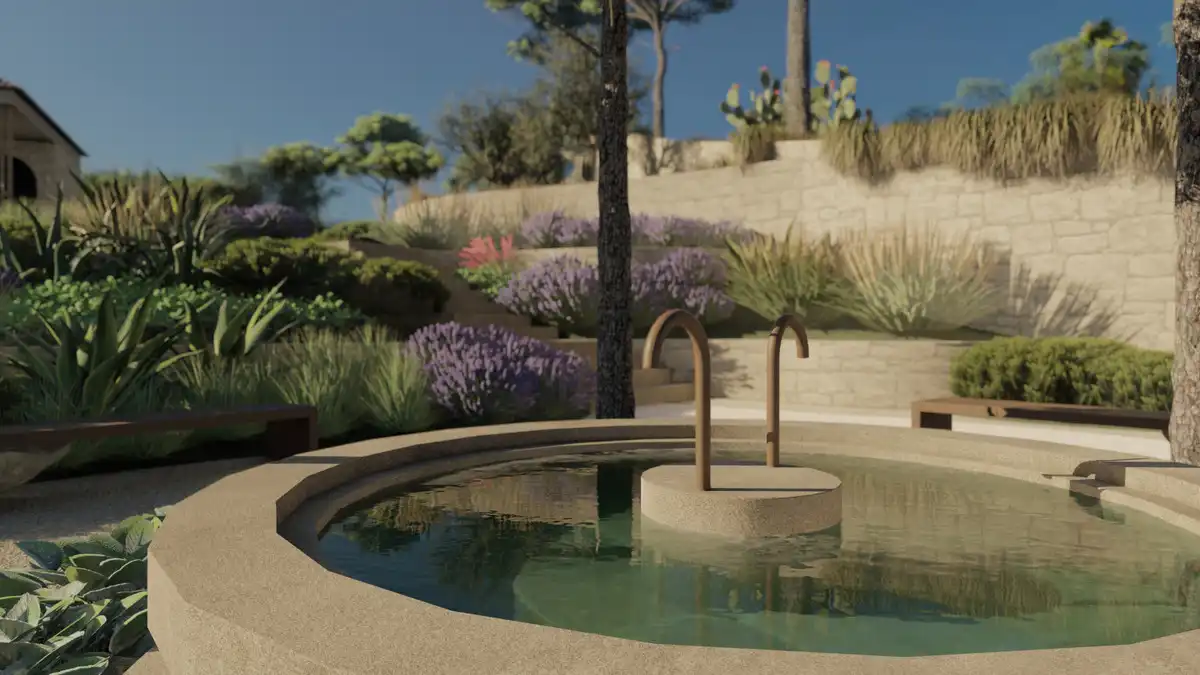 Piscina de Planta baixa en venda en Guaro amb Jardí privat, Terrassa i Traster