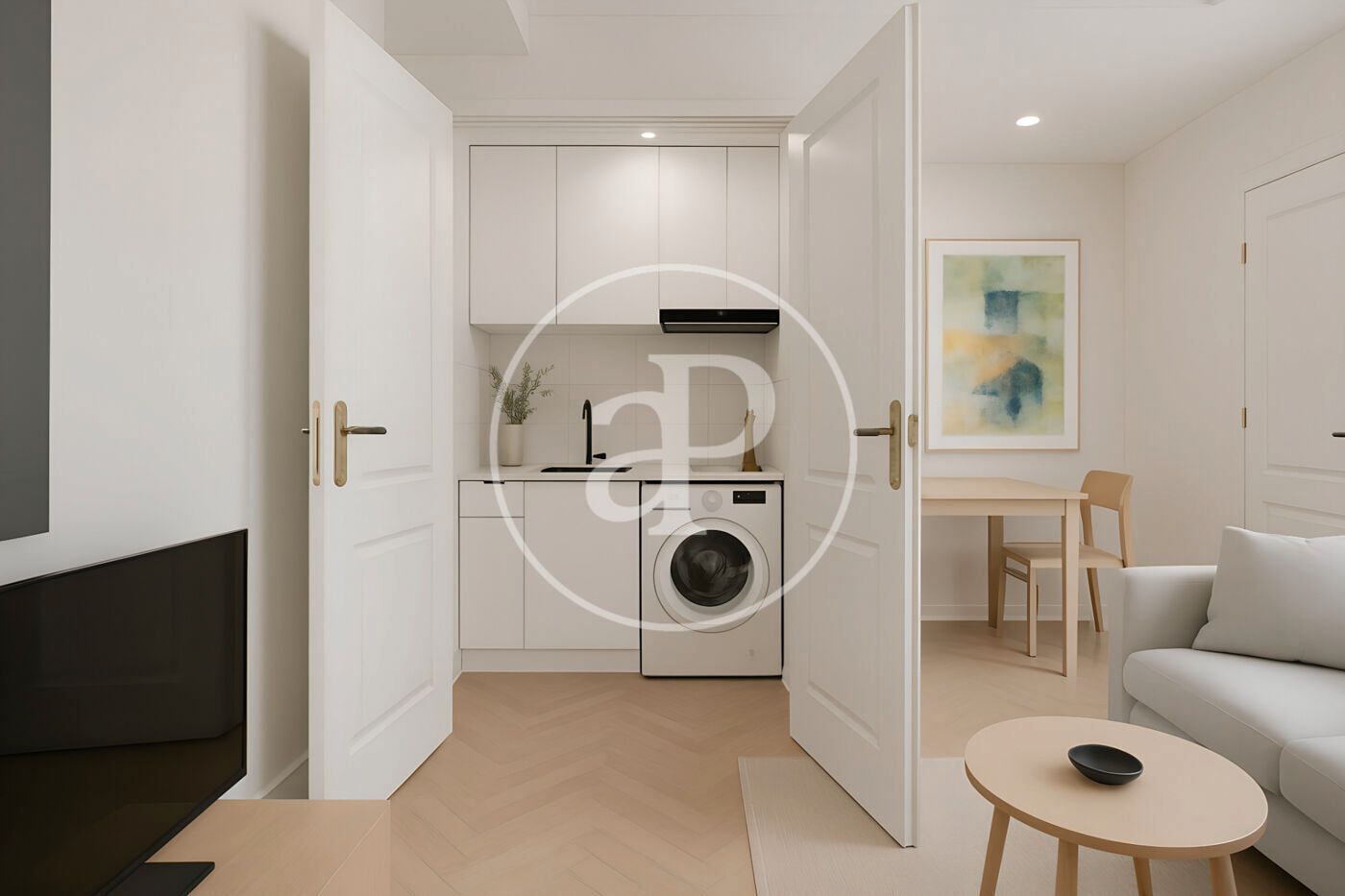 Bedroom of Flat for sale in  Madrid Capital  with Air Conditioner, Heating and Furnished