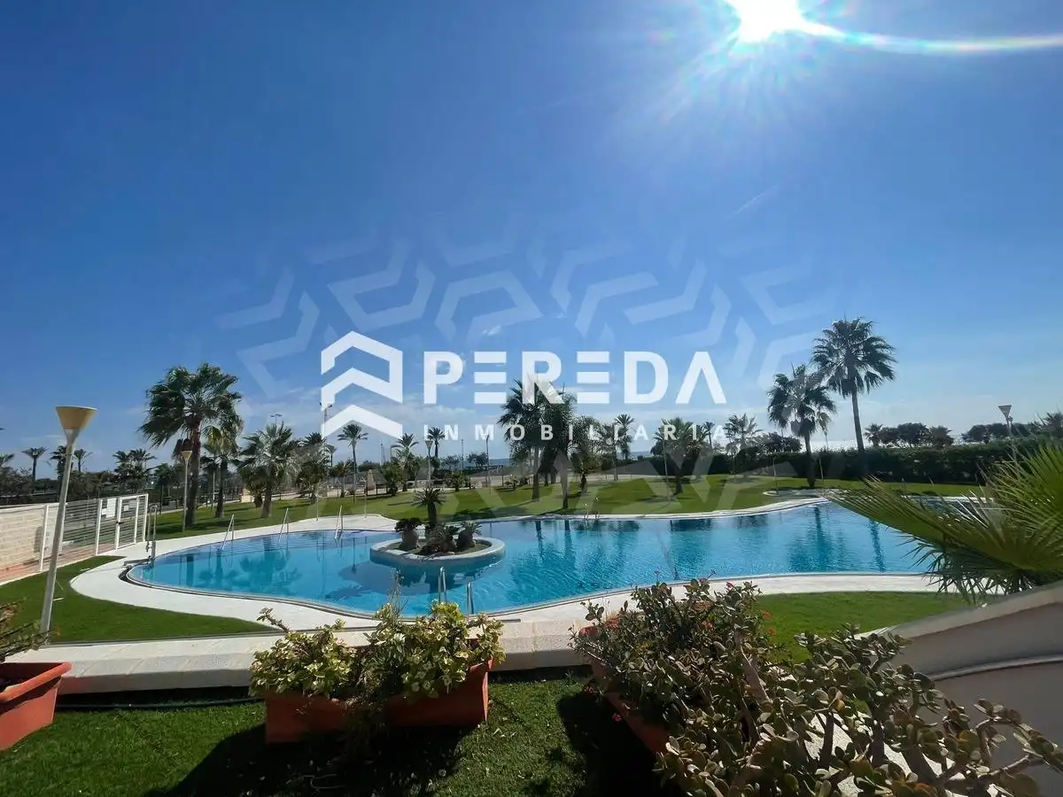 Garten von Wohnungen zum Verkauf in Roquetas de Mar mit Terrasse, Möbliert und Gemeinschaftspool