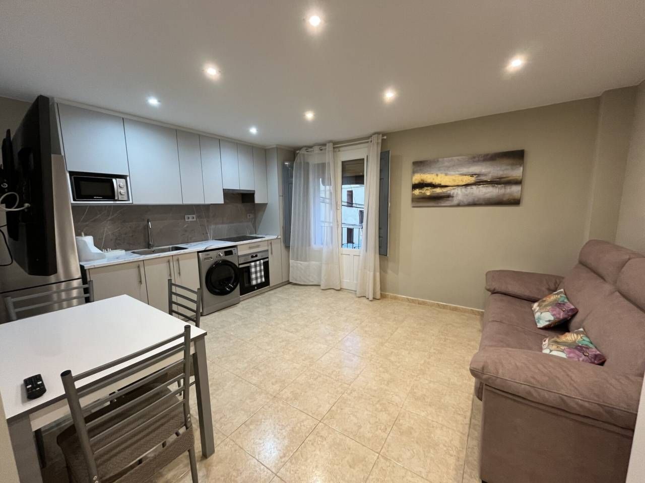 Kitchen of Flat to rent in Calanda  with Air Conditioner, Furnished and Balcony