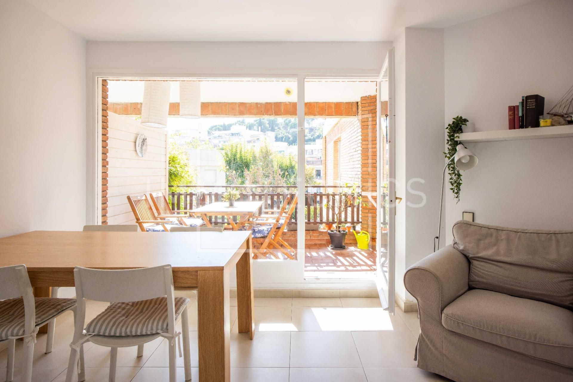 Exterior view of Flat for sale in Caldes d'Estrac  with Private garden, Terrace and Balcony