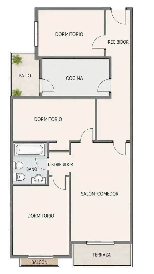 Wohnung mit Terrasse zum Verkauf in COMPAS DE SANTO DOMINGO