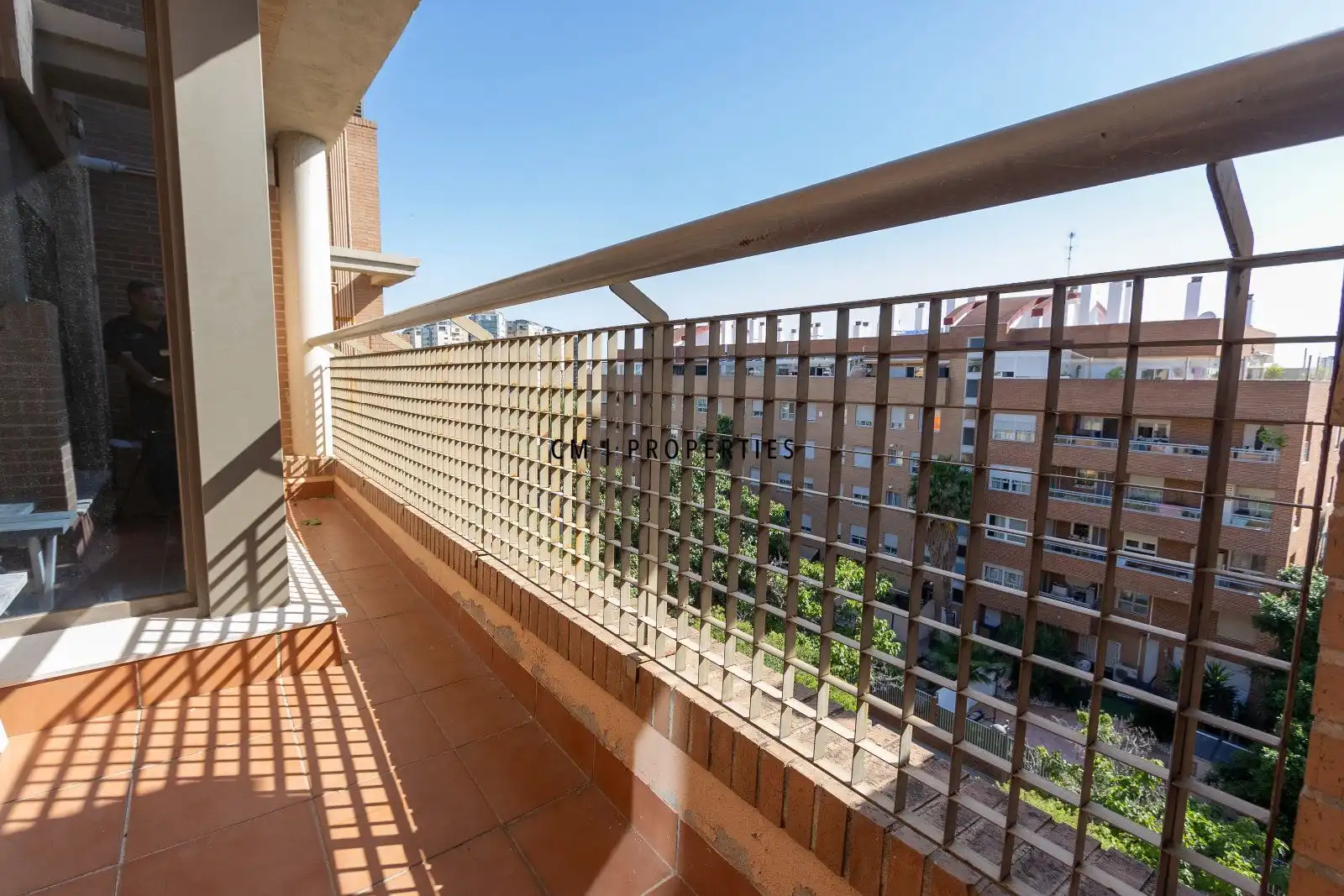 Terraza de Ático de alquiler en Valencia con Aire acondicionado, Calefacción y Trastero