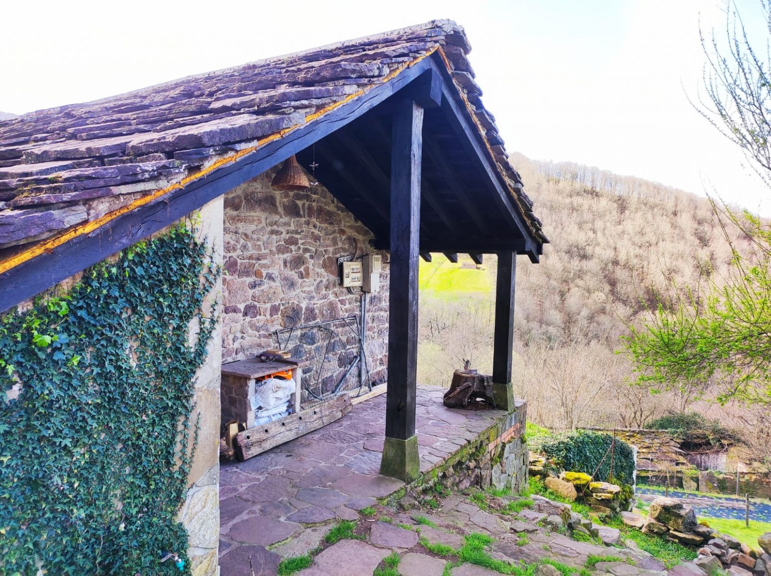 Exterior view of House or chalet for sale in San Pedro del Romeral  with Private garden, Terrace and Storage room