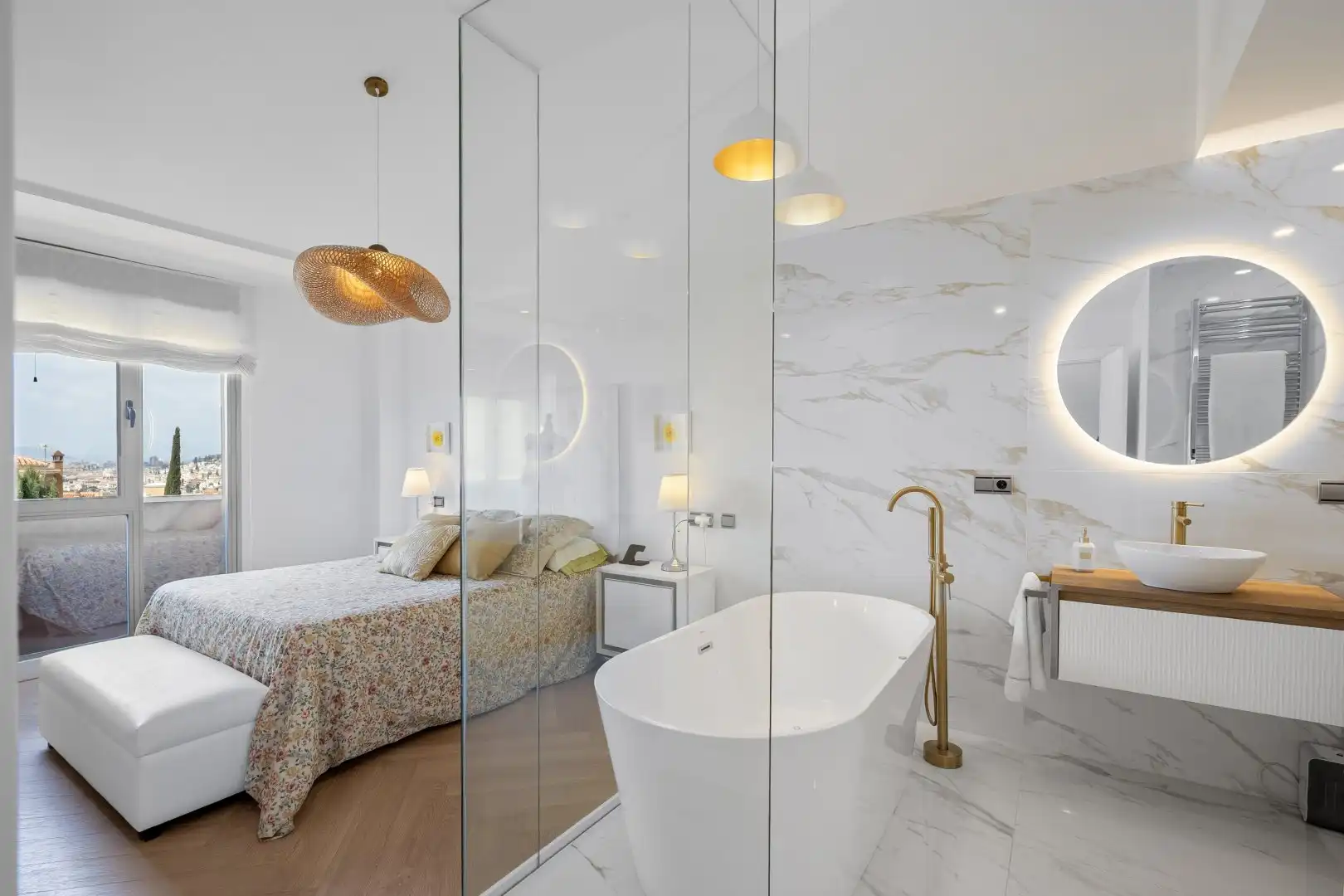 Baño de Casa o chalet en venta en Granada con Aire acondicionado, Calefacción y Terraza