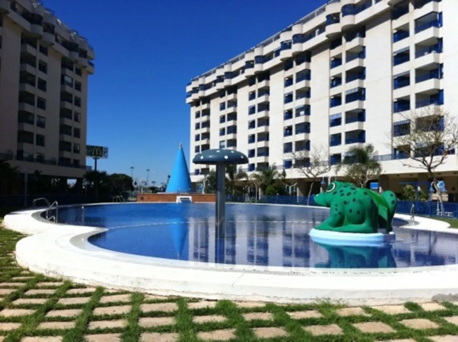 Piscina de Apartament de lloguer en Alboraya amb Piscina i Moblat