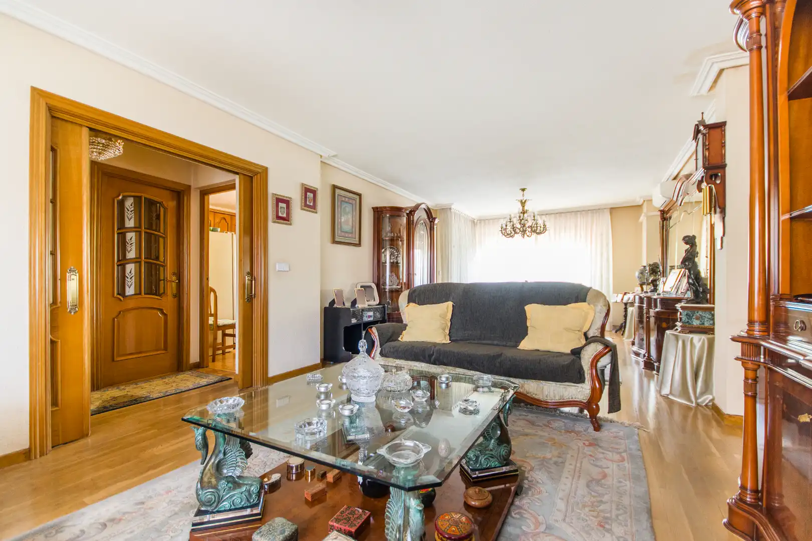 Sala d'estar de Casa adosada en venda en Getafe amb Aire condicionat, Calefacció i Jardí privat