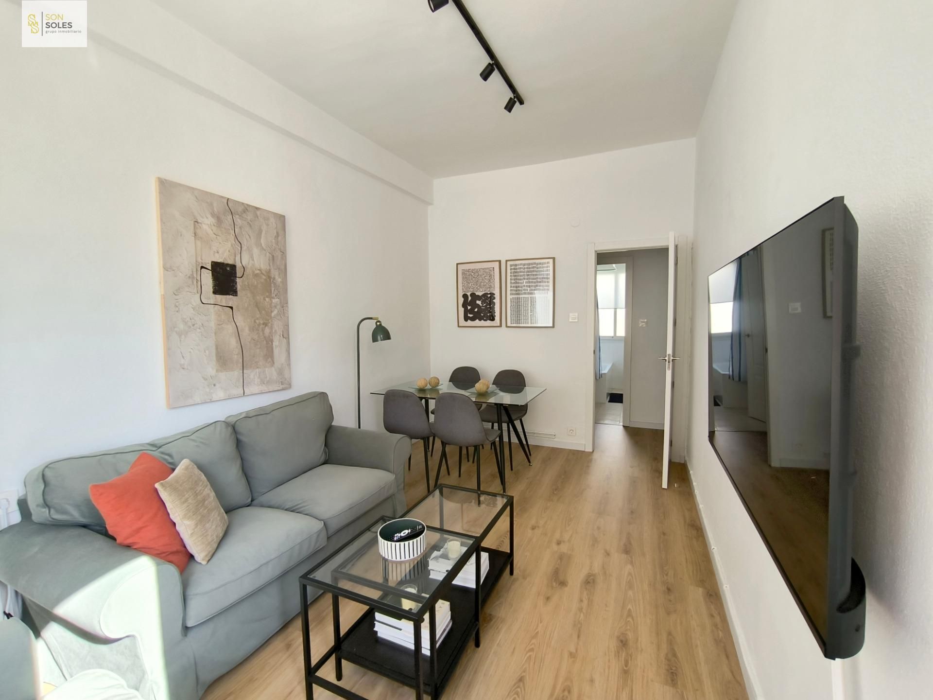 Living room of Flat to rent in Santander  with Heating