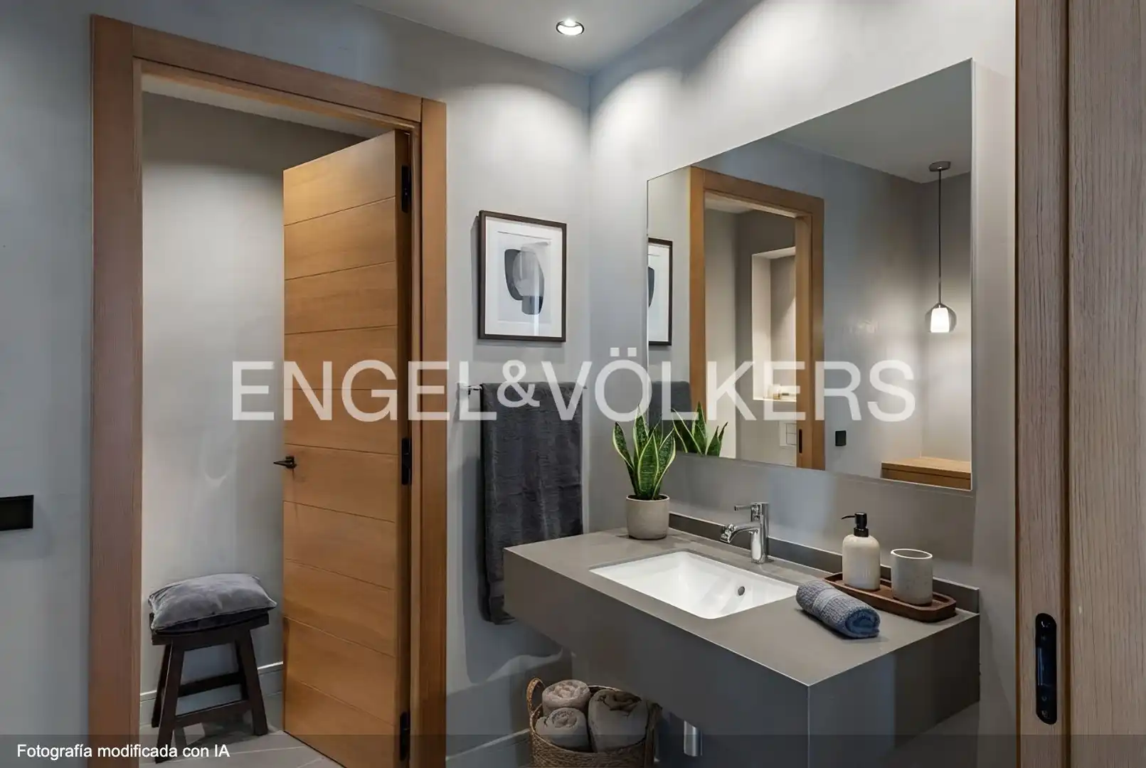Badezimmer von Country house zum Verkauf in Sant Andreu de Llavaneres mit Klimaanlage, Heizung und Privatgarten