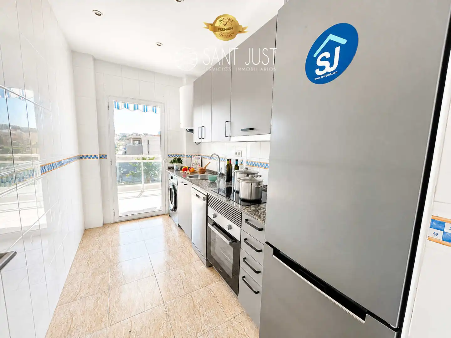 Cocina de Ático en venta en Salou con Aire acondicionado, Terraza y Amueblado