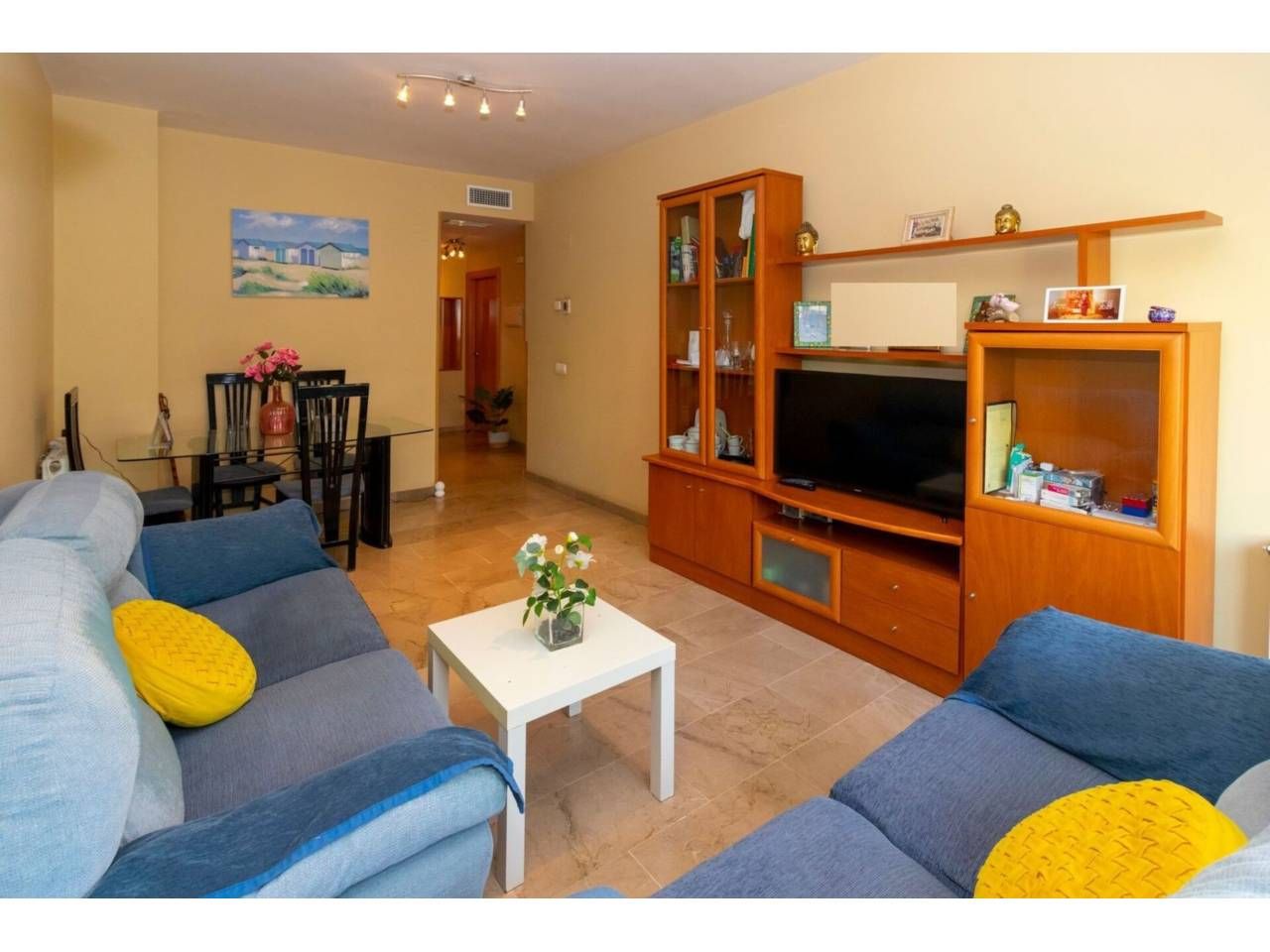 Living room of Apartment for sale in Badajoz Capital  with Air Conditioner, Heating and Terrace