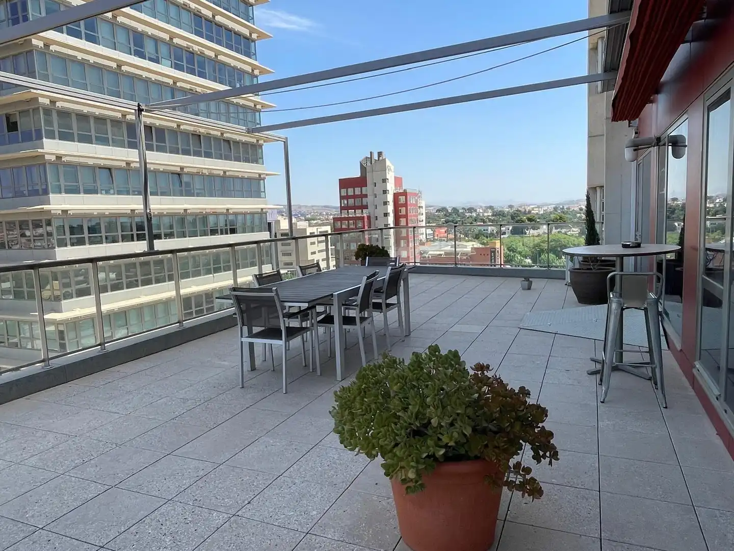 Terraza de Oficina de alquiler en Murcia