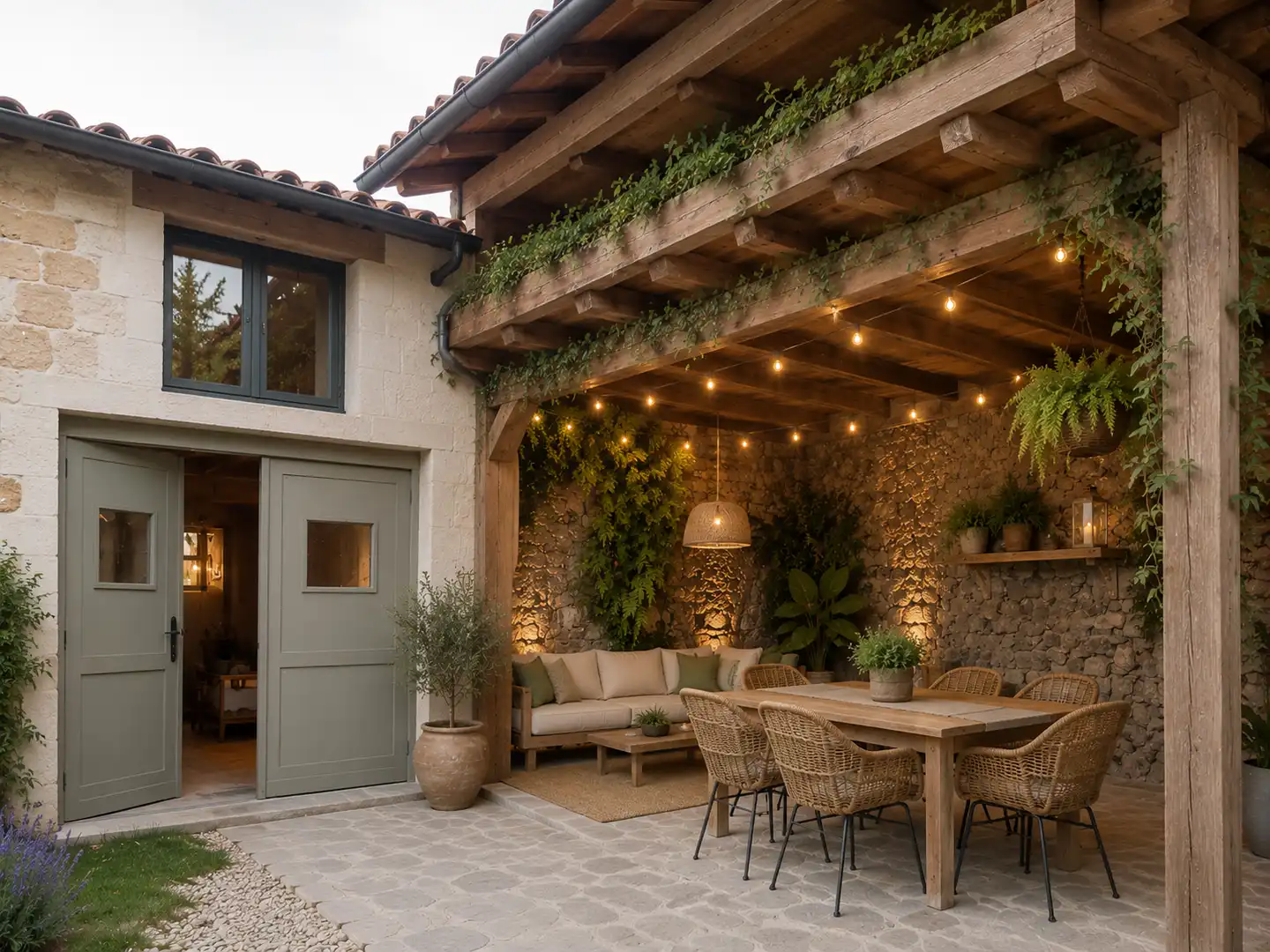 Terraza de Finca rústica en venta en Mendexa con Jardín privado